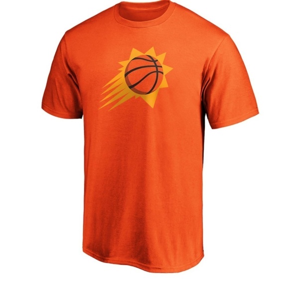 Phoenix Suns Fanatics Primary Logo T-Shirt - Orange - Picture 5 of 5